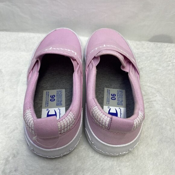 Champion Rally Slip -On Sneakers Canvas Shoes Women Size 6 Pink New (CPS10165W) - Picture 15 of 16